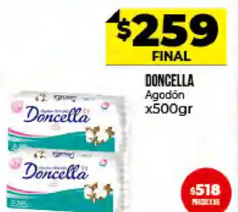 Supermayorista Vital Doncella Agodón x 500 gr oferta