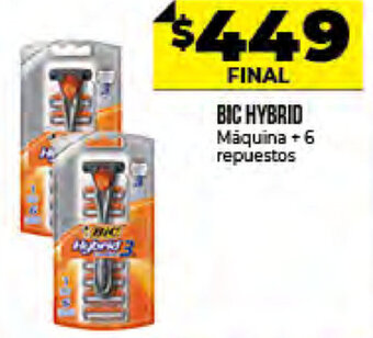Supermayorista Vital BIC Hybrid Máquina + 6 Repuestos oferta