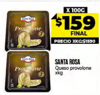 Supermayorista Vital Santa Rosa Queso Provolone oferta