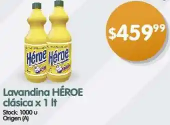 Supermercados Buenos Días Lavandina HÉROE clásica x 1It oferta