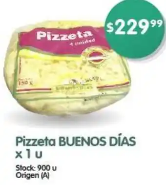 Supermercados Buenos Días Pizzeta BUENOS DÍAS x 1u oferta