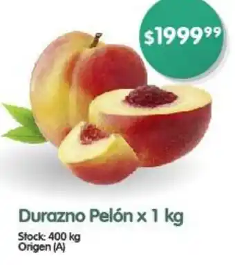 Supermercados Buenos Días Durazno Pelón x 1kg oferta