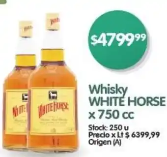Supermercados Buenos Días Whisky WHITE HORSE x 750cc oferta