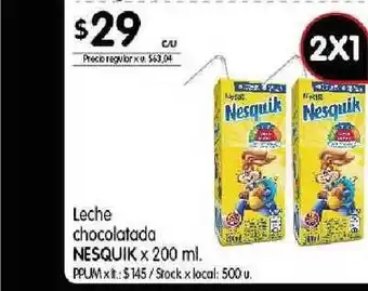 Disco Nesquik Leche Chocolatada x 200ml oferta