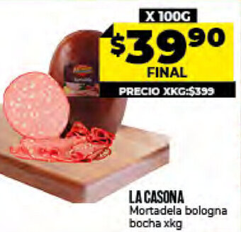 Supermayorista Vital La Casona Mortadela Bologna Bocha oferta
