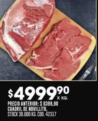 Coto CUADRIL DE NOVILLITO x kg oferta