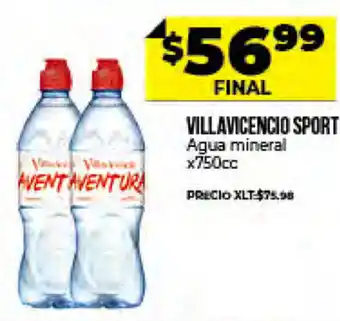 Supermayorista Vital Villavicencio Sport Agua Mineral x 750cc oferta