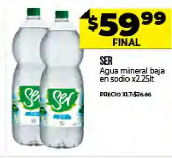 Supermayorista Vital Ser Agua Mineral Baja en Sodio x 2.25lt oferta