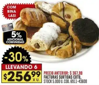 Coto FACTURAS SURTIDAS COTO X U oferta
