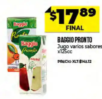 Supermayorista Vital Baggio Pronto Jugo Varios Sabores x 125cc oferta