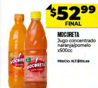 Supermayorista Vital Mocoreta Jugo Concentrado Naranja/Pomelo x 500 cc oferta