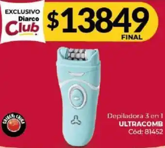 Diarco Depiladora 3 en 1 ULTRACOMB oferta