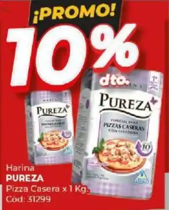 Diarco Harina PUREZA Pizza Casera x 1kg oferta