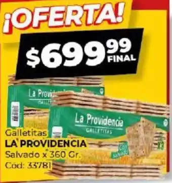 Diarco Galletitas LA PROVIDENCIA Salvado x 360gr oferta