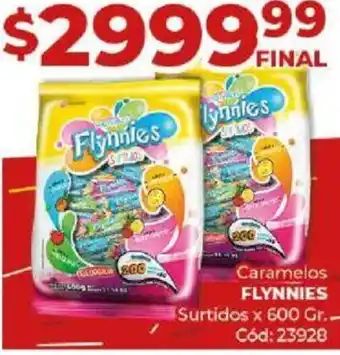 Diarco Caramelos FLYNNIES Surtidos x 600gr oferta