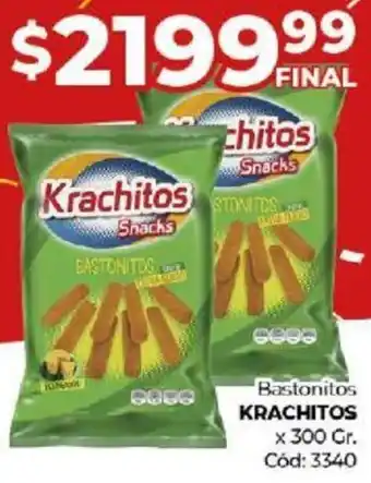 Diarco Bastonitos KRACHITOS x 300GR oferta