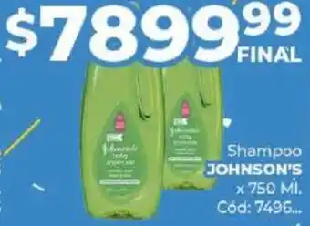 Diarco Shampoo JOHNSON'S x 750ML oferta