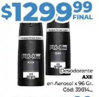 Diarco Desodorante AXE en Aerosol x 96GR oferta