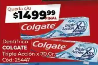 Diarco Dentífrico COLGATE Triple Acción X 70GR oferta