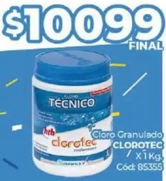 Diarco Cloro Granulado clerciec CLOROTEC x 1kg oferta