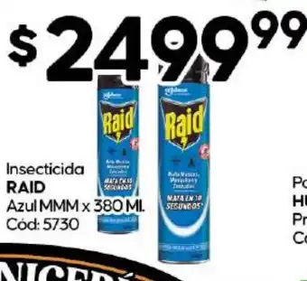Diarco Insecticida RAID Azul MMM x 380ml oferta