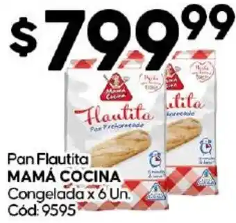 Diarco Pan Flautita MAMÁ COCINA Congelada x 6 Un oferta