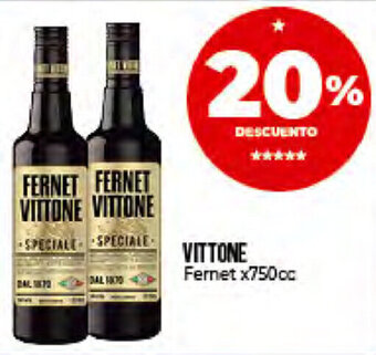 Supermayorista Vital Vittone Fernet x 750cc oferta