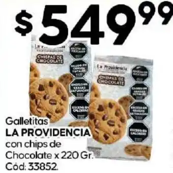 Diarco Galletitas LA PROVIDENCIA con chips de Chocolate x 220gr oferta