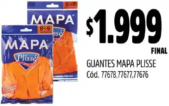 Supermercados Yaguar GUANTES MAPA PLISSE oferta