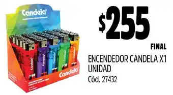 Supermercados Yaguar ENCENDEDOR CANDELA X1 UNIDAD oferta