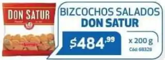 Micropack BIZCOCHOS SALADOS DON SATUR X 200G oferta