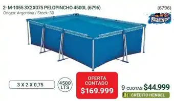 Hendel PELOPINCHO 4500L oferta