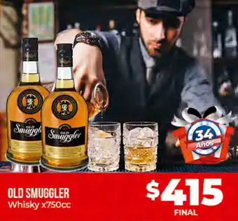 Supermayorista Vital Old Smuggler Whisky x 750cc oferta
