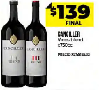 Supermayorista Vital Canciller Vinos Blend x 750cc oferta