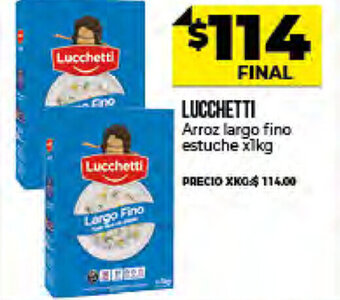 Supermayorista Vital Lucchetti Arroz Largo Fino Estuche x 1kg oferta