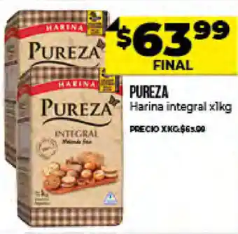 Supermayorista Vital Pureza Harina Integral x 1kg oferta