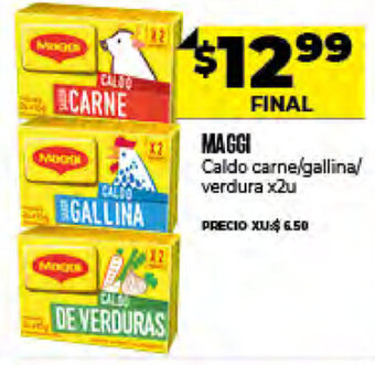 Supermayorista Vital Maggi Caldo Carne/Gallina/Verdura x2u oferta