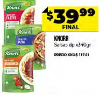 Supermayorista Vital Knorr Salsas dp x 340gr oferta