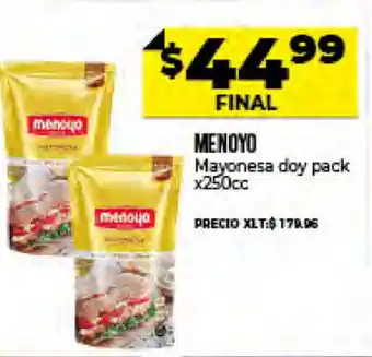 Supermayorista Vital Menoyo Mayonesa doy pack x 250cc oferta