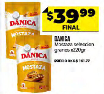 Supermayorista Vital Danica Mostaza Seleccion Granos x 220gr oferta