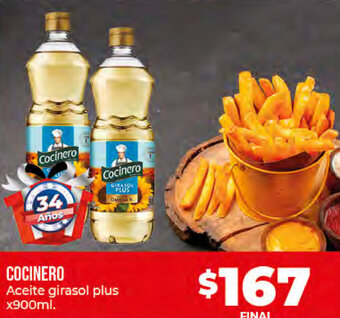 Supermayorista Vital Cocinero Aceite Girasol Plus x 900ml oferta
