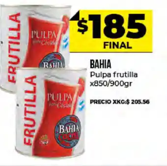 Supermayorista Vital Bahia Pulpa Frutilla x 850/900 gr oferta