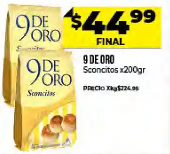 Supermayorista Vital 9 De Oro Sconcitos x 200 gr oferta