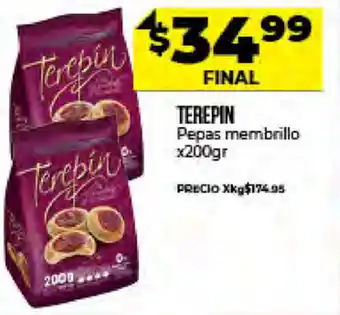 Supermayorista Vital Terepin Pepas Membrillo x 200gr oferta