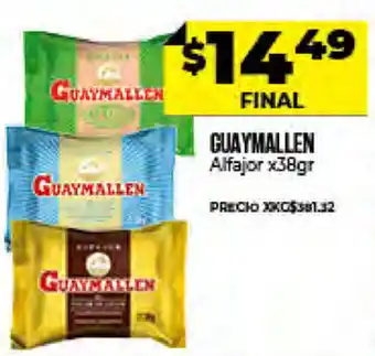 Supermayorista Vital Guaymallen ALfajor x 38gr oferta