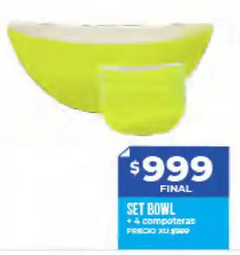 Supermayorista Vital Set Bowl oferta