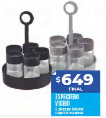 Supermayorista Vital Especiero Vidrio oferta