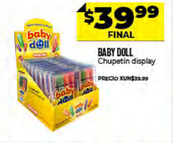Supermayorista Vital Baby Doll Chupetin Display oferta
