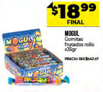 Supermayorista Vital Mogul Gomitas Frutados Rollo x 35gr oferta