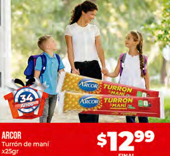 Supermayorista Vital Arcor Turrón de Maní x 25gr oferta
